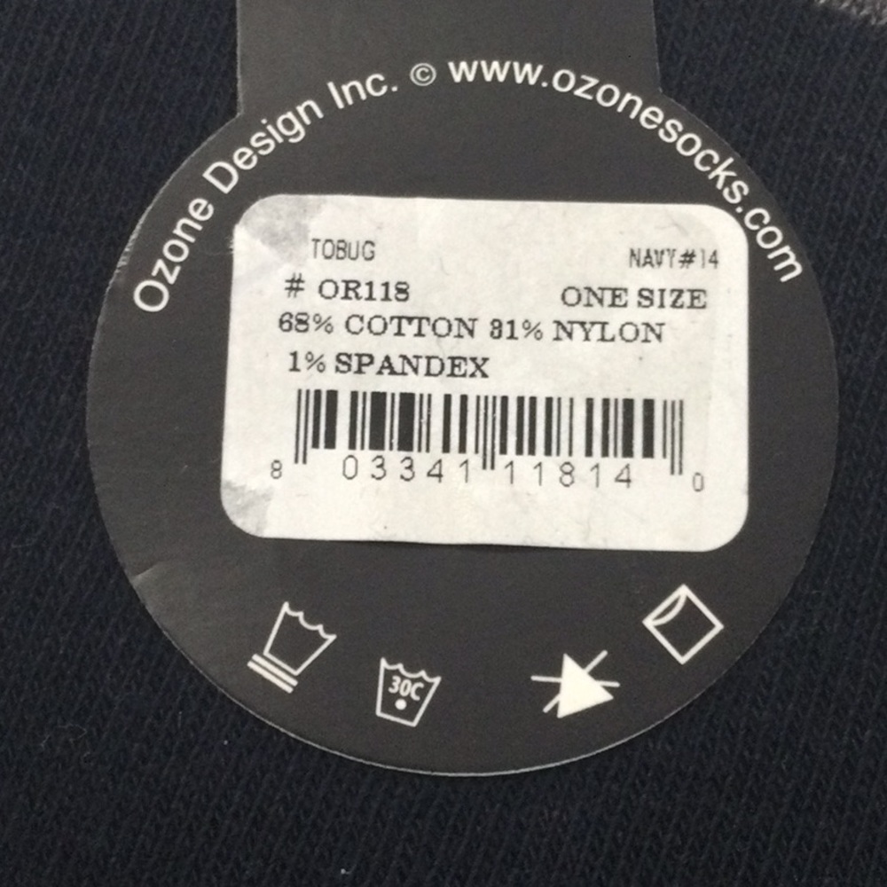 - 2 pair Ozone men’s socks. Design is “Automatic backup gun”. One size 8-1… - Picture 5 of 6